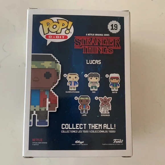 NWT FUNKO POP! 8BIT STRANGER THINGS LUCAS 19 only at Target - Picture 3 of 6